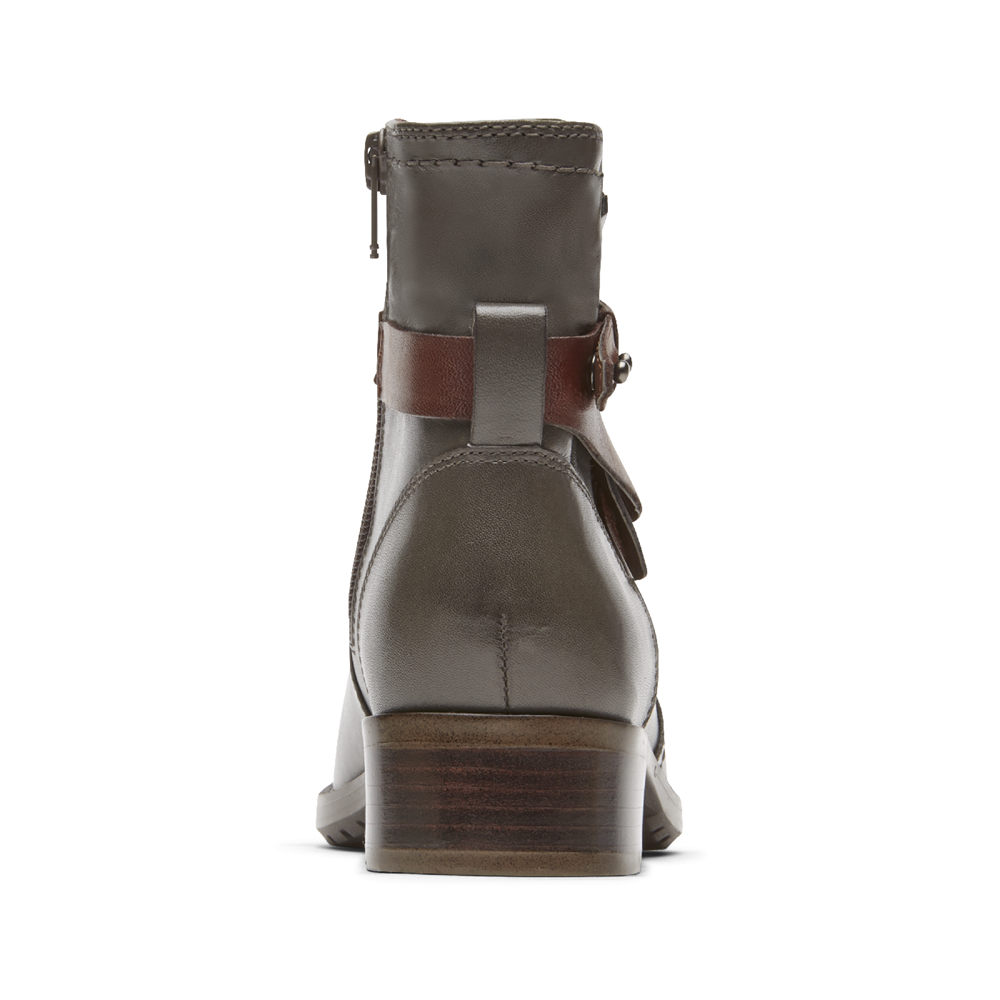 Rockport Støvler Dame Grå - Copley Waterproof Strap - WYTC23817